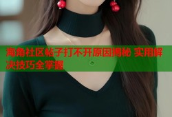 海角社区帖子打不开原因揭秘 实用解决技巧全掌握