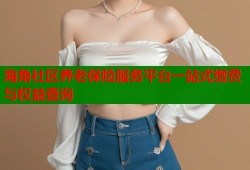 海角社区养老保险服务平台一站式缴费与权益查询