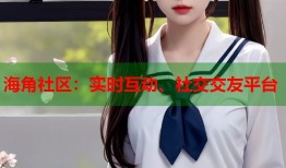 海角社区：实时互动、社交交友平台