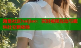 海角社区haijiao：实时视频互动与趣味社交新体验