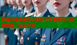 北海市海角路中山社区卫生服务中心健康管理一站式平台