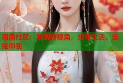 海角社区：发现新视角，分享生活，连接你我