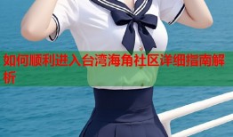 如何顺利进入台湾海角社区详细指南解析