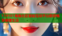 119101海角社区智能互动平台助您畅享便捷生活