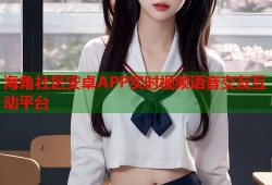 海角社区安卓APP实时视频语音交友互动平台