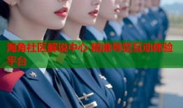 海角社区解说中心 精准导览互动体验平台