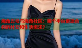 海角五号与海角社区：哪个平台更适合你的社交和生活需求？