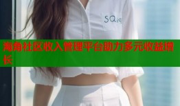 海角社区收入管理平台助力多元收益增长