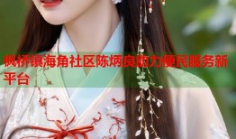 枫桥镇海角社区陈炳良助力便民服务新平台