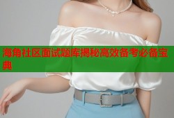 海角社区面试题库揭秘高效备考必备宝典