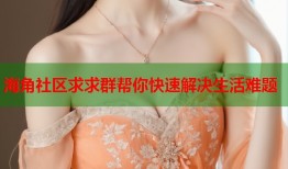 海角社区求求群帮你快速解决生活难题