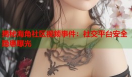 揭秘海角社区视频事件：社交平台安全隐患曝光