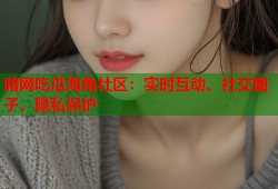 暗网吃瓜海角社区：实时互动、社交圈子、隐私保护