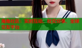 海角社区：实时互动、社交分享、全球交友平台