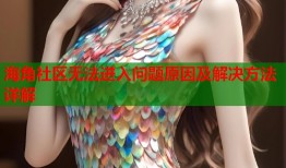 海角社区无法进入问题原因及解决方法详解