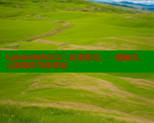 hj9db8海角202：私密影音，一键畅享，无限精彩等你探索