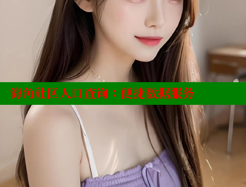 海角社区人口查询：便捷数据服务