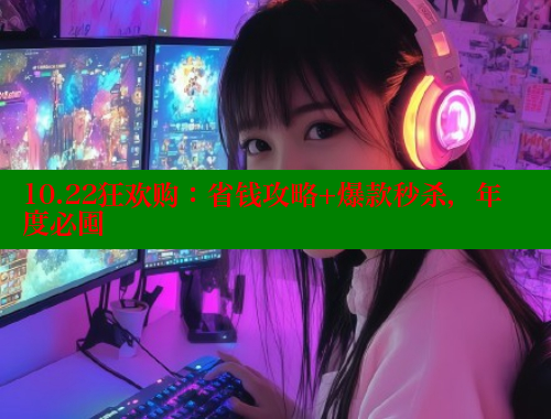 10.22狂欢购：省钱攻略+爆款秒杀，年度必囤