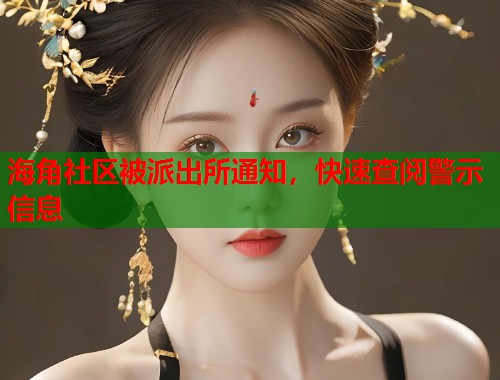海角社区被派出所通知，快速查阅警示信息