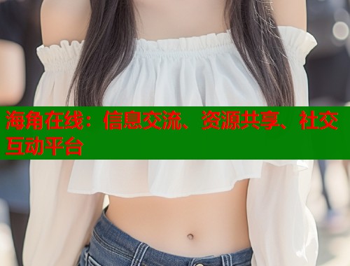 海角在线：信息交流、资源共享、社交互动平台