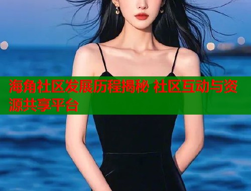 海角社区发展历程揭秘 社区互动与资源共享平台