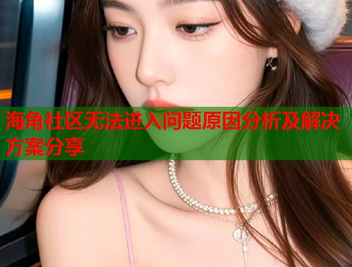 海角社区无法进入问题原因分析及解决方案分享